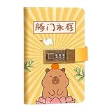 Eschen-Sparbuch – Geld-Organizer, Brieftasche Mit Zahlenschloss | Niedlicher Geldsparer-Buch-Bargeld-Organizer, Persönlicher Finanzmanagement-Budgetierungs-Aufbewahrungsplaner Für Kinder Und Erwachsen