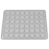 Backefix 40x30cm Macarons Backmatte Ø 3,8cm | für formschönes Gelingen mit Macaron Matte | Backmatte Macarons Silikon - BPA frei, einfach, umweltbewusst und gesund backen, spülmaschinenfest