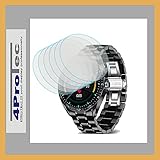 4ProTec | 6X Display-Schutz-Folie KLAR für LIGE Smart Watch Herren 2021 BW0220A-ASD-DE1, ASD1290A, BW1846, G-Sport 1.43 Zoll Modell 2023 DF-EF3-C-DE-SXT
