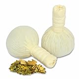 Kräuterstempel - Thai-Herbal - 4 Stück a` 100g - Linderung von Muskelschmerzen und Entspannung – Wellness-Massage