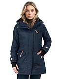 berydale Winterjacke Damen Parka I Warme Übergangsjacke Damen I Atmungsaktiv, Wind- und Wasserdicht I Wintermantel mit Thermowattierung