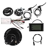 Changor Cassette Rear Hub Motor Kit, Electric Bicycle Hub Motor Kit Brushless Gear for Electric Scooter(For 28/29'/700C rim spokes)