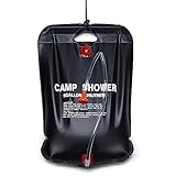 skrskr Tragbare Outdoor-Solar-Tasche für heiße Dusche, Camping, Dusche, Bad, Wassertasche, 20 l, Heizung, Camping, Duschtasche