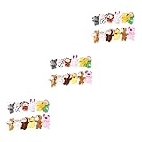 KOMBIUDA 36 STK Fingerpuppe Handpuppen Spielzeug Für Kleinkinder Plüsch Tiere Spielzeug Pinata-füller Zwillingskinderwagen Für Neugeborene Kleinkindspielzeug Geschichte Marionetten Stoff