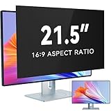 IPROKKO 21.5 Zoll Computer Sichtschutzfolie for 16:9 Monitor, Abnehmbarer Sichtschutz Anti Blaulicht Blendschutz Blickschutzfolie Displayschutz Blickschutzfilter für Hp Dell Acer Lenovo Asus