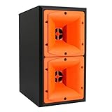 Baalaa Super Hochtöner-Lautsprecher, HiFi-Frequenzweiche verstellbar, 128 mm dynamischer Treiber, Schwarz und Gelb, Heimkino-Upgrade