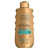 Garnier Selbstbräunungsmilch, Bronzer Lotion für eine natürliche und fleckenfreie Bräune, Ambre Solaire Natural Bronzer Milch, 1 x 200 ml