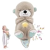 Schlummer Otter Kuscheltier mit Atembewegung und Musik, Baby...