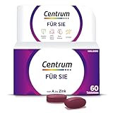 Centrum Für Sie, 60 St. - Hochwertiges Nahrungsergänzungsmittel speziell für Frauen zur täglichen Komplettversorgung mit Mikronährstoffen - Verpackung kann variieren