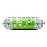 PURBELLO Hunde-Rolle Pferd mit Roter Bete & Fenchel - Monoprotein Hundefutter mit hohem Fleischanteil - Nassfutter für Hunde - Hundewurst Schnittfest & Getreidefrei - 8 x 800 g