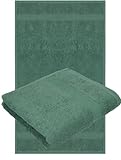 Betz 2-TLG. Handtuch-Set Premium 100% Baumwolle 2 Handtücher 50x100 cm Farbe tannengrün