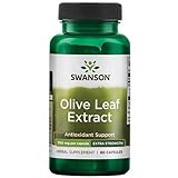 Swanson Olive Leaf Extract (Olivenblatt-Extrakt), 750mg, 60 Kapseln, hochdosiert, Laborgeprüft, Sojafrei, Glutenfrei, Ohne Gentechnik