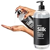 Sinful Silk Gleitgel auf Silikonbasis 1 Liter - Seidenweiches Silikonbasierten Gleitmittel für Sie und Ihn - Silikon Gleitgel Gel Zubehör für Paare - Transparent