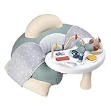 Smoby Toys - Little Smoby Babysitz mit Spieltisch - aufblasbarer Rundsitz mit Rücken- und Armlehne, Sitzbezug und Activity Tisch - für Kinder ab 6 Monate