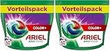 Ariel Waschmittel Pods All-in-1, Flüssigwaschmittel Kapseln 50 Waschladungen, Color+, Kraftvolle Fleckentfernung ab der 1. Wäsche (Packung mit 2)