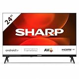 Sharp 24FH2EA Smart TV, 24 Zoll, HD Ready, LED, DVB-T2, HEVC/H.265, Schwarz