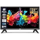 RCA Fernseher 24 Zoll (60 cm) LED HD für Schlafzimmer Küche mit Triple Tuner (DVB-T/T2-C-S/S2), HDMI, VGA, Multimedia-Player, USB, CI+, Hotelmodell (220 Volt)