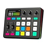 Generic Gaming Audiomixer, Tragbares Soundboard, RGB Effekte für Game Podcasting