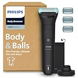 Philips Bodygroom Series 5000 – Trimmer für Männer mit Rasiersystem mit Dreifachschutz, auch zur Nutzung im Intimbereich, 100% duschfest, 100 Min. Laufzeit, Modell BG5485/30