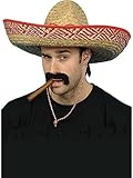 Sombrero Strohhut Extra-groß mit Kordel, One Size