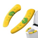 Toilettensitzkissen - Toilettensitzkissen - Toilettensitz-Ring Aufkleber - Vier Jahreszeiten Universal Cartoon Kreative Toilettenaufkleber Toilettenaufkleber, Waschbares Und Wiederverwendbares