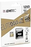 Emtec ECMSDM128GXC10 EliteGold 128GB microSDXC Speicherkarte - Highspeed