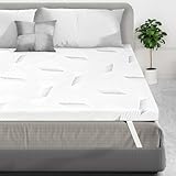 Matratzen Topper, 7,5cm Höhe Zwei Härtegrade H2&H3 Gel Memory Foam, Öko-TEX® Zertifiziert, Abnehmbaren und Waschbaren Bezug, Geeignet für Boxspringbett und Schlafsofa(140 x 200 cm)