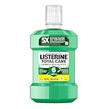 LISTERINE Total Care Zahnfleisch-Schutz (1000 ml), schützende Mundspülung gegen Zahnfleischprobleme mit 6 in 1 Wirkung, antibakterielles Mundwasser stärkt die Zähne, bis zu 24h frischer Atem