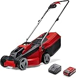 Einhell City Akku-Rasenmäher GE-CM 18/30 Li Kit Power X-Change (18 V, 30 cm Schnittbreite, bis 150 m², Brushless, 25L Fangkorb, 30-70 mm Schnitthöhe, inkl. 3,0 Ah Akku + Ladegerät)