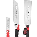 KAITO® Profi Japansäge Zugsäge japanische Säge Holz für Gewerbe & Heimwerk Handsäge Holzsäge Feinsäge (Set/Säge)
