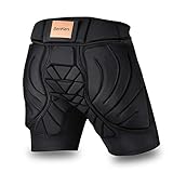 BenKen Skiing Protective Padded Shorts Hosen Frauen Männer 3D-Schutz Hip Butt Guard Pad Atmungsaktive Schlagfestigkeit für Snowboarden (S)
