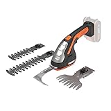 WORX WG801E.91 Heckenschere 20V - 4 in1 Multiwerkzeuge für Heckenschere, Rasenmäher, Heckenschneider und Schuppen - Einfacher Klingenwechsel - PowerShare kompatibel - ohne Akku & Ladegerät