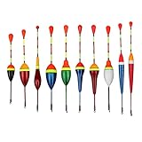 Schwimmer Angeln, 10 Pcs Fischen Posen, Posen Angeln, Schwimmer Set Angeln, Posen Angeln Set, Angel-Posen, Schwimmer Angeln Forelle, Angel Posen Set Für Unterschiedlich Große Fischarten