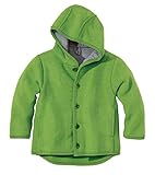 Disana 32309XX - Walk-Jacke Wolle grün, Size / Größe:62/68 (3-6 Monate)