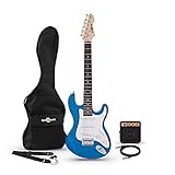 3/4 E-Gitarre LA Miniamp Pack Blue