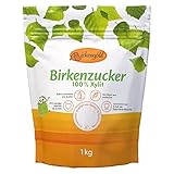 Birkengold Birkenzucker Xylit 1 kg Beutel | 100% hochwertiges Xylit aus Finnland | aus Birken- und Buchenrinde | vegan | glutenfrei