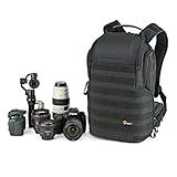 Lowepro ProTactic 350 AW II Modularer Rucksack mit recycelten Materialien, Kameratasche , Einsteckfach Macbook Laptop bis zu 13 Zoll für Profi-Kameras und Drohnen, LP37176-GRL