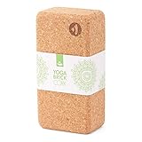 Bodhi Yoga Block Kork Brick | Einzeln & als Set | 100% Naturkork – Universal Yogaklotz | Umweltfreundlich & Nachhaltig | Tool für deine Asanas, Stretching & Regeneration | 220x110x70 mm