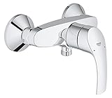 GROHE Eurosmart - Einhand-Brausebatterie (wassersparend, langlebige Oberfläche, Wandmontage), chrom, 33555002