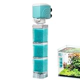 Générique Filter für Aquarium | Innenfilter für Aquarien | Filtersystem und Wellenschöpfer für Anfänger, Zucht, Teich, Meeresgarnelen, Büro und Enthusiasten