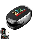 Tragbares Blutsauerstoff- und Herzfrequenzmessgerät mit 3–5 Sekunden schneller und genauer Messung. OLED-Bildschirm und Zwei-Wege-Ansicht für das Gesundheitsmanagement zu Hause.