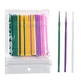 Lacktupfer Auto 50er Lackpinsel fein Lack tupfer, Präzisions-Tupfer mit 4 Größen 1,0mm, 1,5mm, 2,0mm, 2,5mm, Autolack Tupfer zur Lackausbesserung,Lackreparaturpinsel zum Ausbessern von Lackschäden