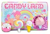 iscream Candy Land Brettspiel 44,5 x 29,2 cm Kissen-Set mit 4 Plüsch-Spielteilen