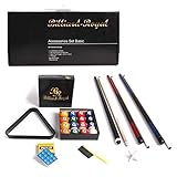 Standard Billard Accessoires-Set Zubehörset Queues Kugeln Abdeckung Triangel Rhombus Bürste Billardkreide Reparaturset