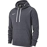 Nike Herren M HOODIE PO FLC TM CLUB19 Sweatshirt, charcoal heathr/anthracite/White/(white), M