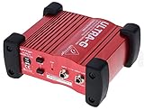 Behringer ULTRA-G GI100 Professionelle batterie-/phantomgespeiste DI-Box mit Gitarren-Lautsprecher-Emulation