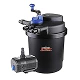Mauk Teichdruckfilter Komplettset | 11 W UVC Klärer mit...