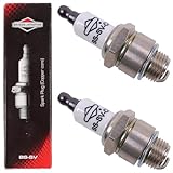 2x Zündkerze für Briggs & Stratton Motoren: BS-SV 992300 992300C 802592S RJ1
