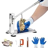 Austernmesser,Oyster Shucker, Edelstahl Oyster Opener Tool Set, Profi Austernöffner Set Mit Austernmesser Und Handschuh Meeresfrüchte Werkzeug, Für Restaurant Und Häuser, Meeresfrüchte Werkzeuge