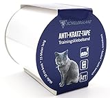 Schillerglanz Katzen Anti Kratz Tape 15m(10cm x 15m), Kratzschutz Trainingsklebeband Möbelschutz Katzenerziehung Übungsband Oberflächenschutz Möbel Couch Sofa Schutz